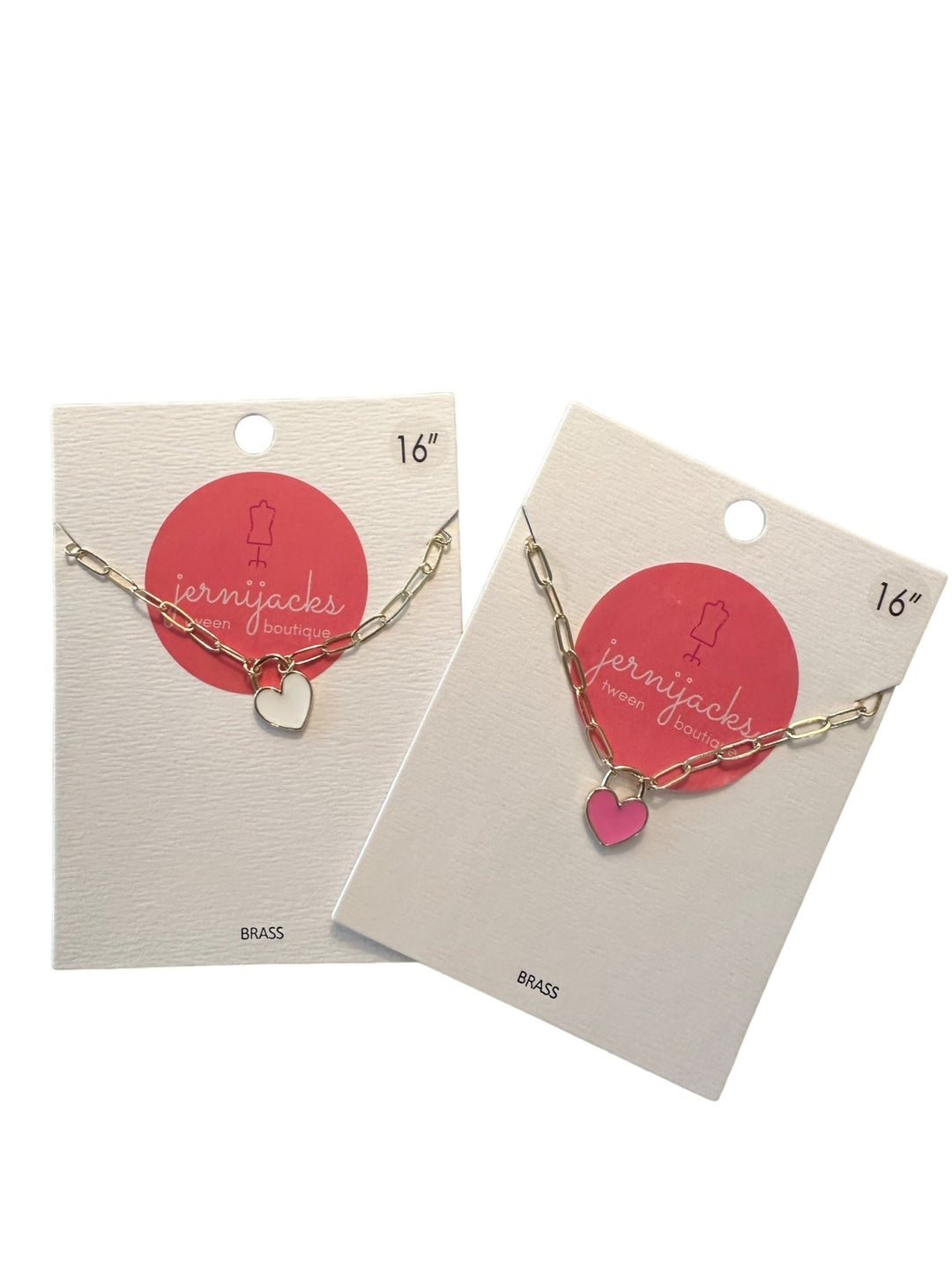 Heart Lock Chain Necklace - 2 Colors! - jernijacks