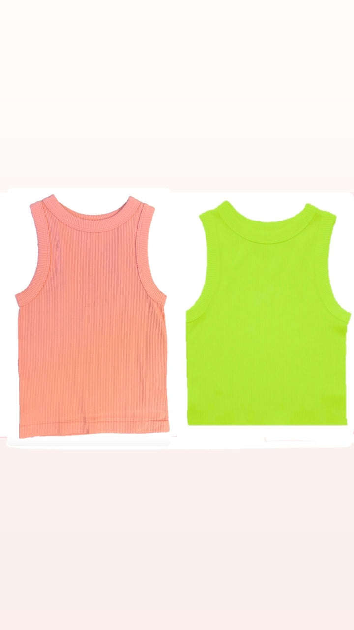 High Neck Seamless Tank - 2 Colors! - jernijacks