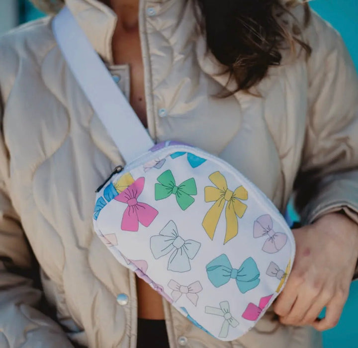 Multicolored Bows Fanny Pack - jernijacks