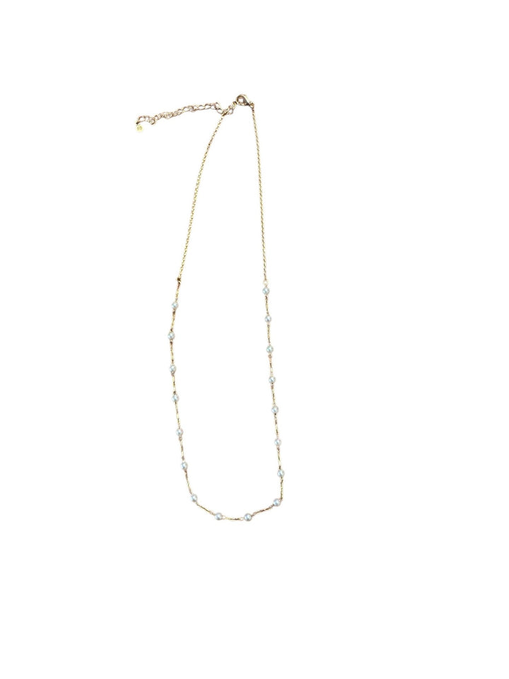 Pearl Station Chain Necklace - jernijacks