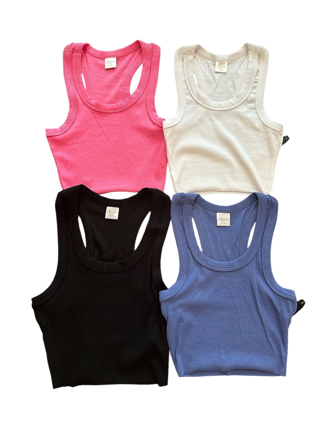 Ribbed Racerback Tank Top - 4 COLORS! - jernijacks