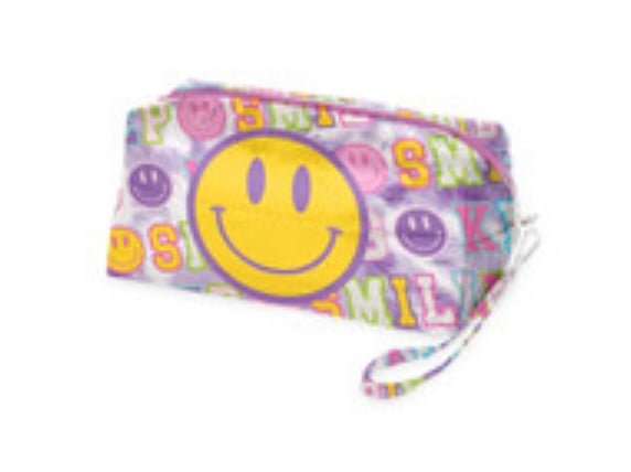 Smiley Puffer Cosmetic Bag - jernijacks
