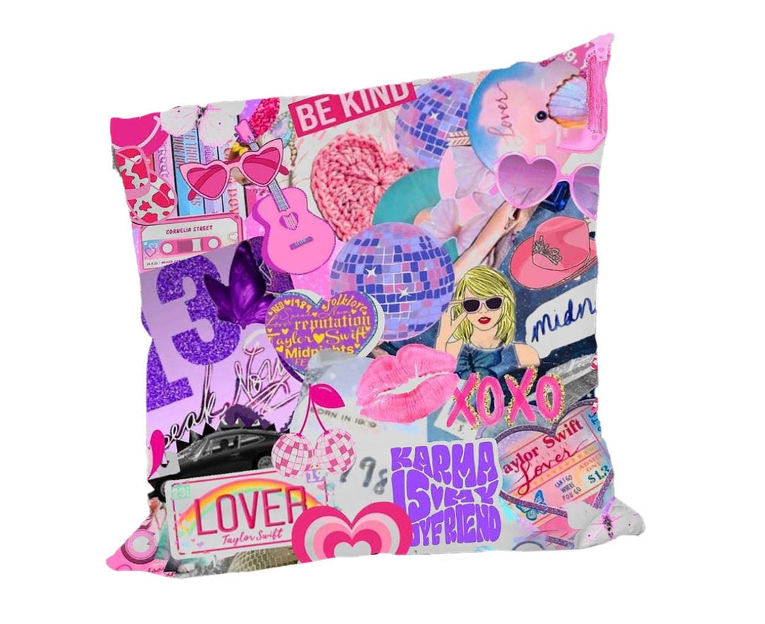 Swiftie Cord Pillow - Lover Print - jernijacks