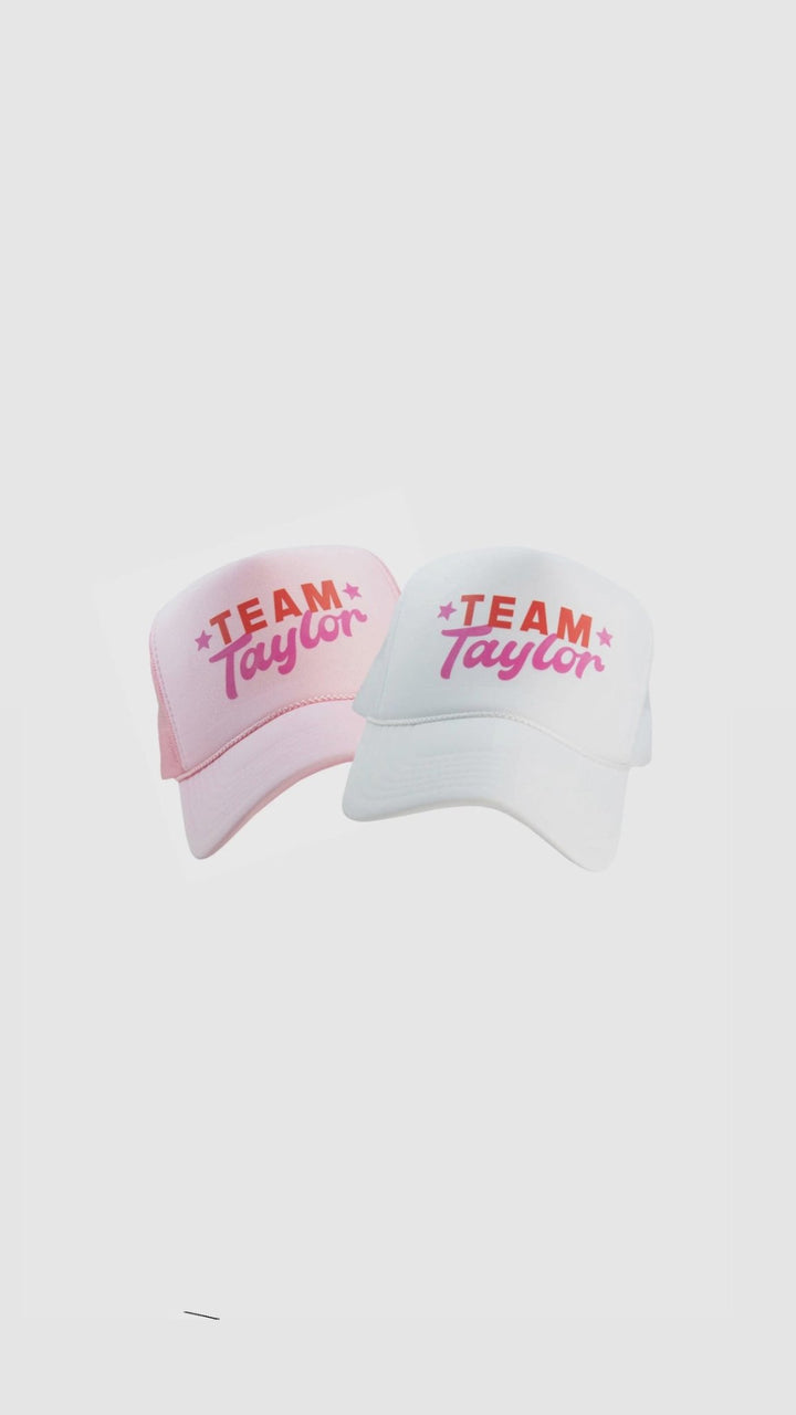 Team Taylor Trucker Hat - 2 Colors! - jernijacks