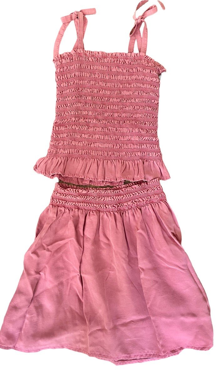 Bella Dahl Tie Shoulder Smocked Top - jernijacks