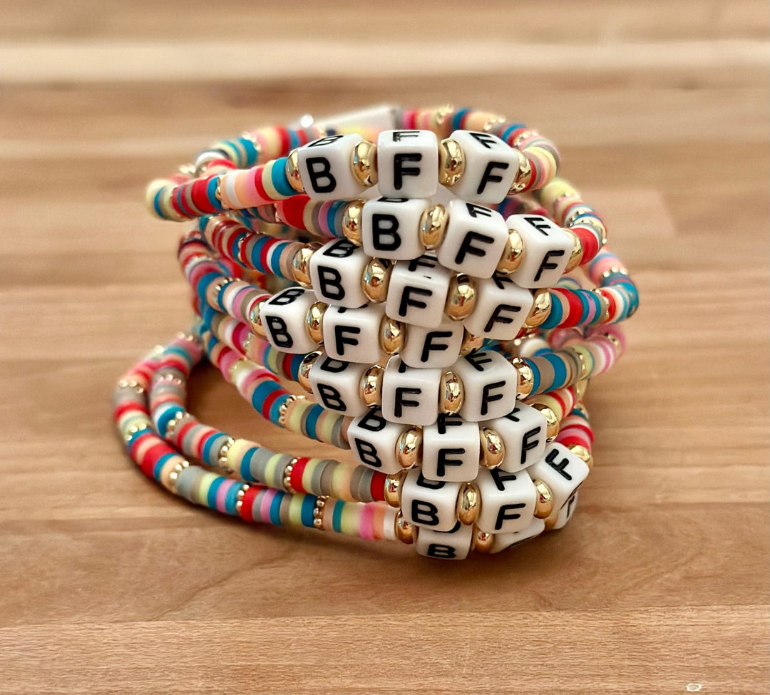 BFF Cube Bead Bracelet - jernijacks