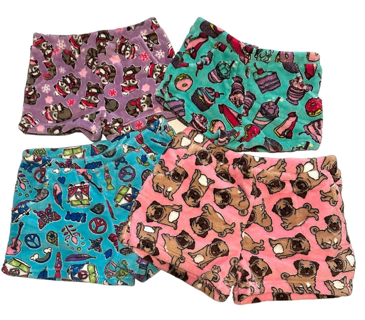 Candy Pink Plush PJ Shorts - jernijacks