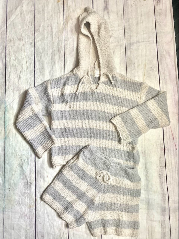 Cozy Striped Hoodie Loungewear Sweatshirt - jernijacks