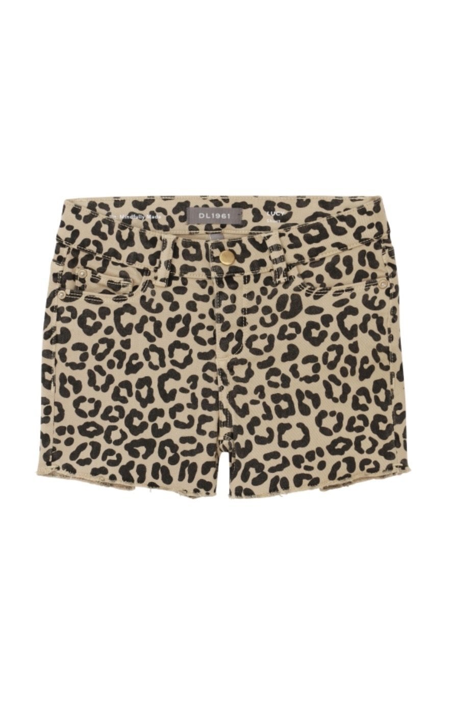 DL1961 Lucy Shorts Leopard - jernijacks