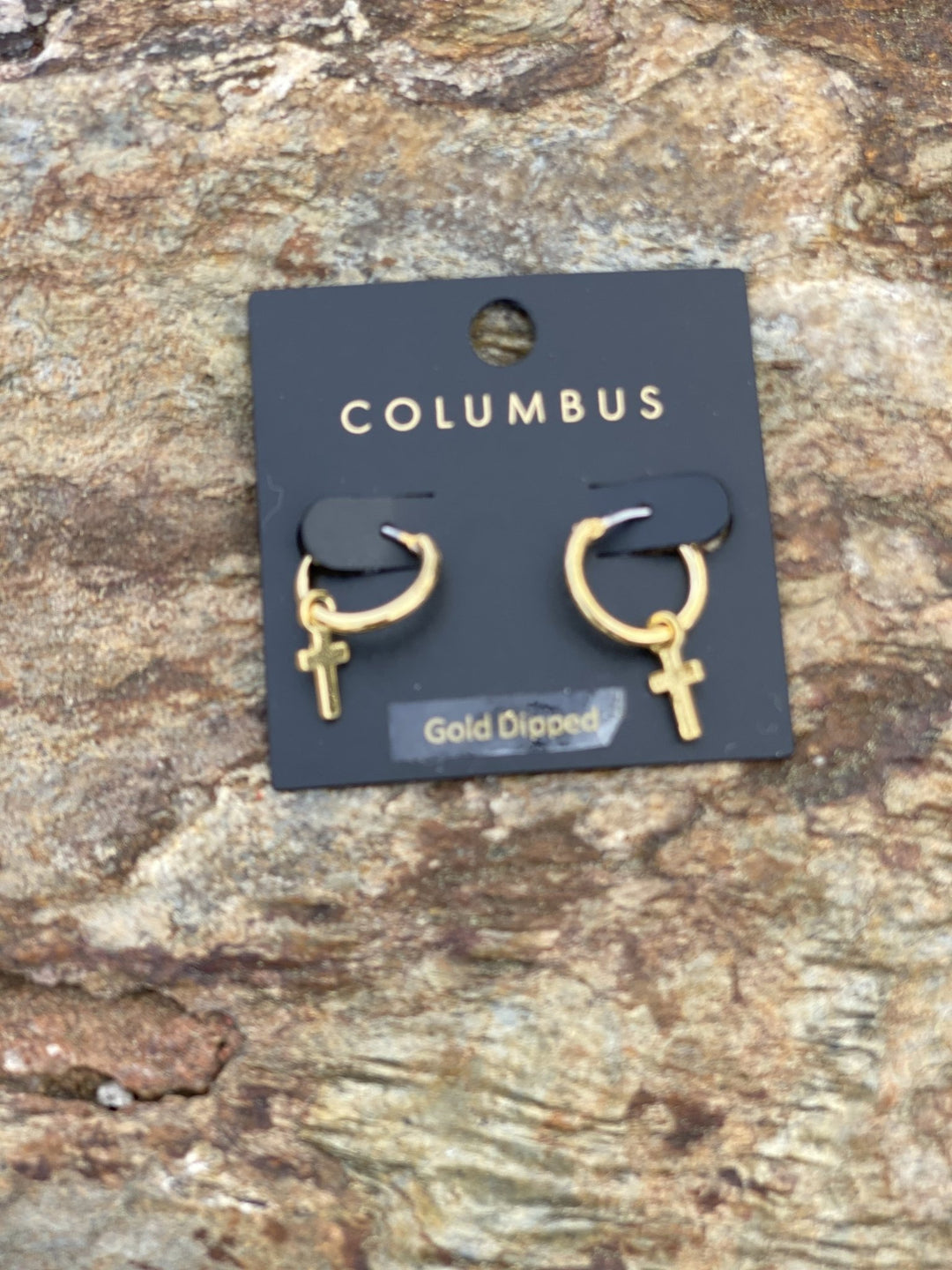 Gold Cross Earrings - jernijacks