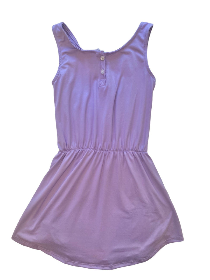 Lavender Cotton Tank Dress - jernijacks