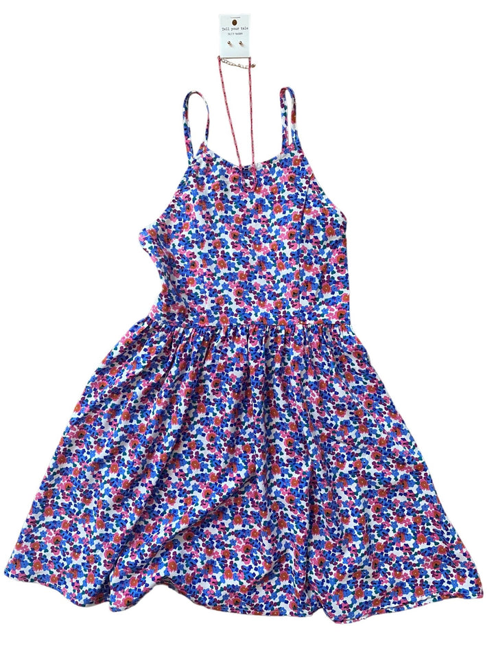 Mini Molly Printed Dress Thin Straps - jernijacks