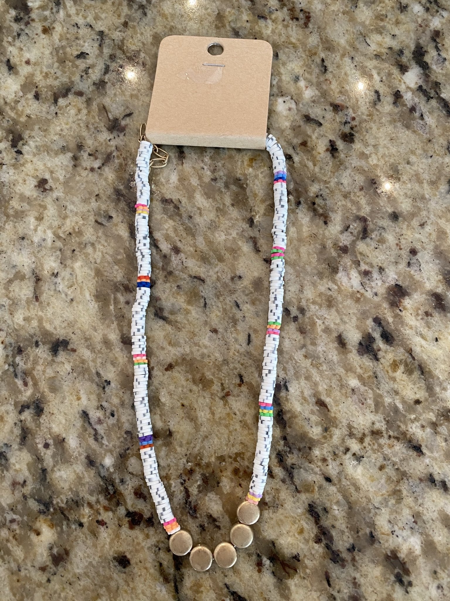 Rubber bead new arrivals necklace