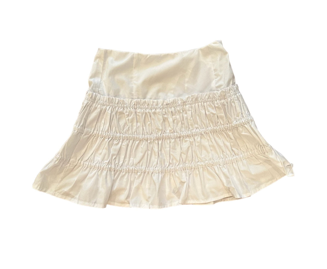 Ruched Ruffled Mini Skirt - jernijacks