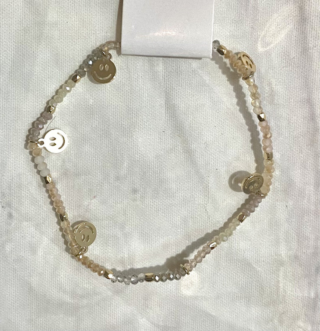 Smiley Beaded Bracelet - jernijacks