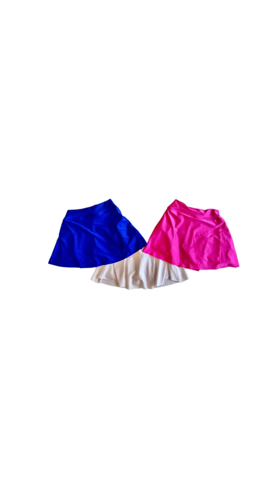 Solid Ruffle Back Tennis Skirt - jernijacks